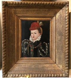 Portrait, possibly Queen Elizabeth the 1st in the guise of Diana the Huntress