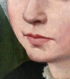 A large 16th C. oil on panel of Madeleine de Valois, Queen of Scots (1520-1537)