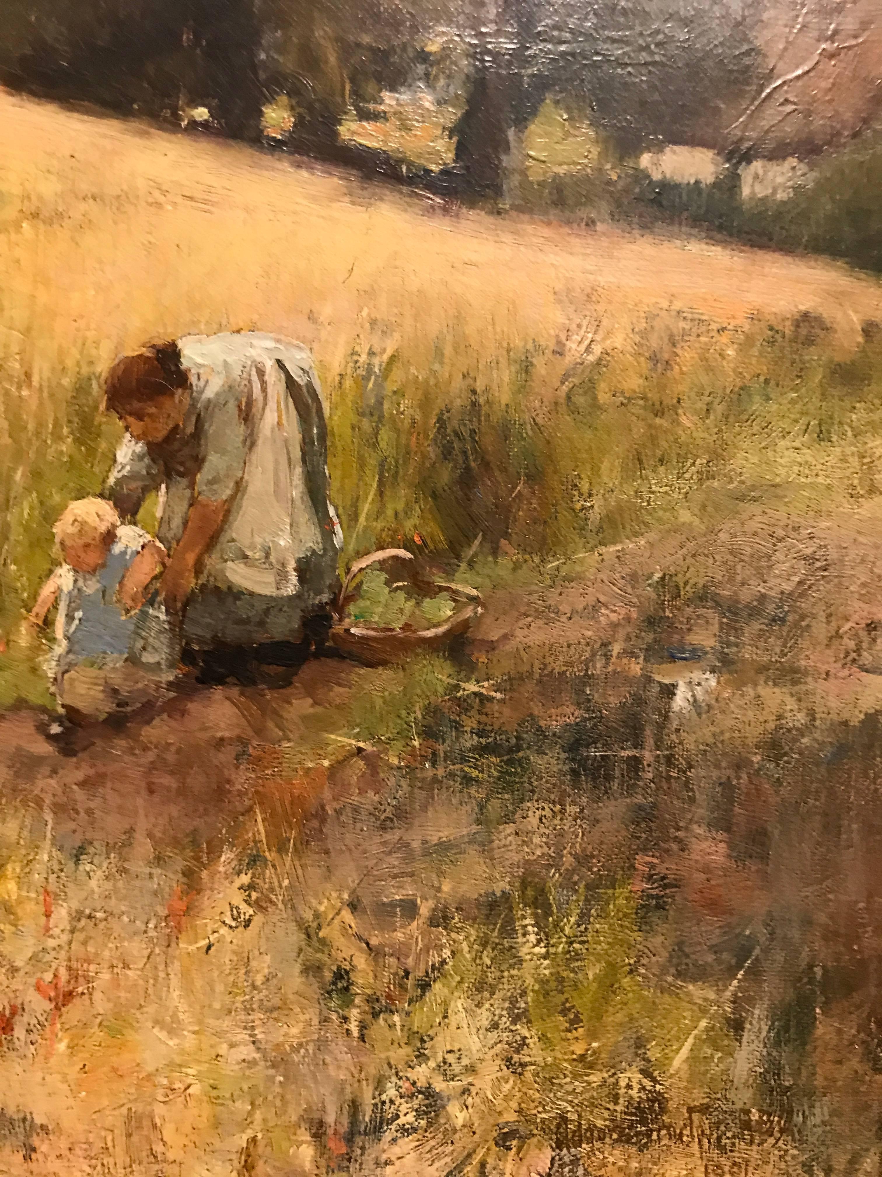 First Steps - Painting by Adan Edwin Proctor