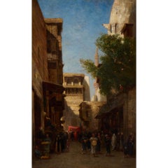 “Il corteo nuziale al Cairo”, un dipinto orientalista di Narcisse Berchère