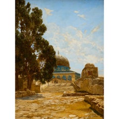 The Dome of the Rock, Jerusalem by Gustav Bauernfeind