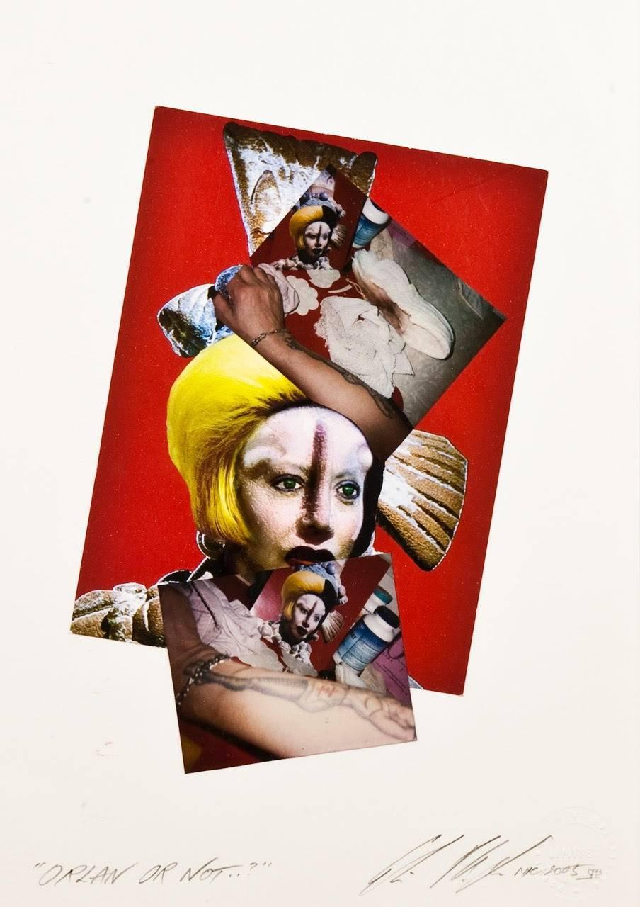 Orlan or Not - Mixed Media Art by Genesis Breyer P-Orridge