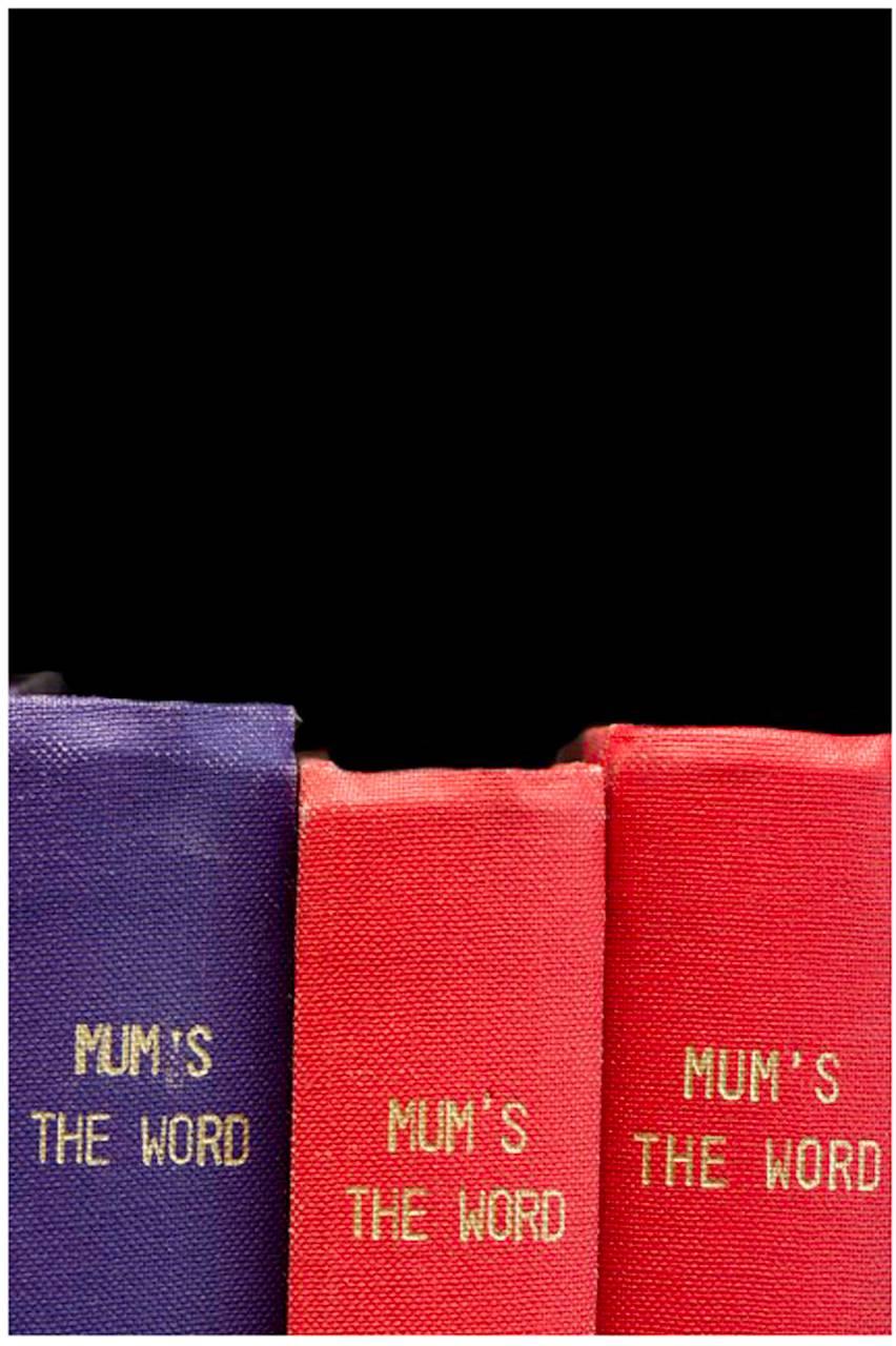 Mickey Smith Color Photograph - Mum's The Word