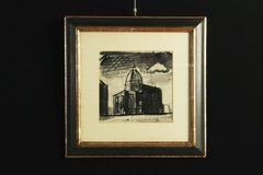 Mario Sironi, "Cathedral". Contemporay Art Italy Circa 1924