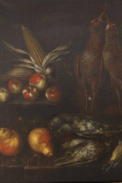 Angelo Maria Rossi Oil on Canvas Italy 17th Century