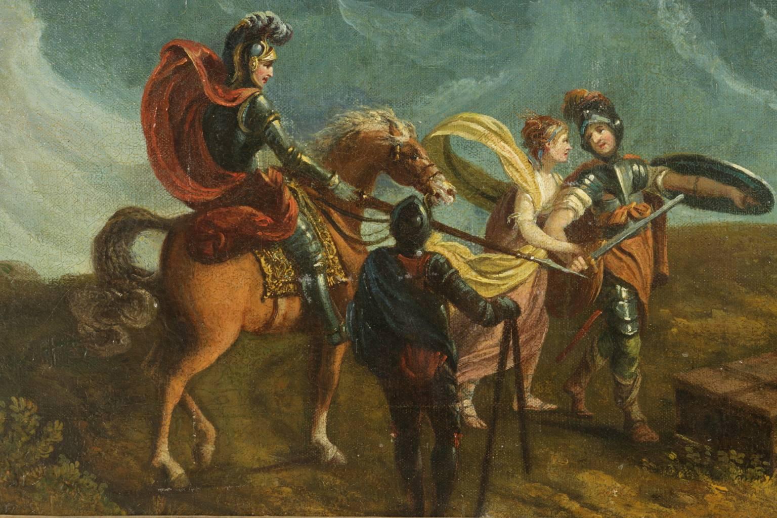 Adrien Manglard (1695-1760), Chivalric Scene 3