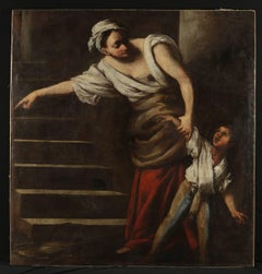 Pietro Della Vecchia (1603-1678), Woman with Child figure