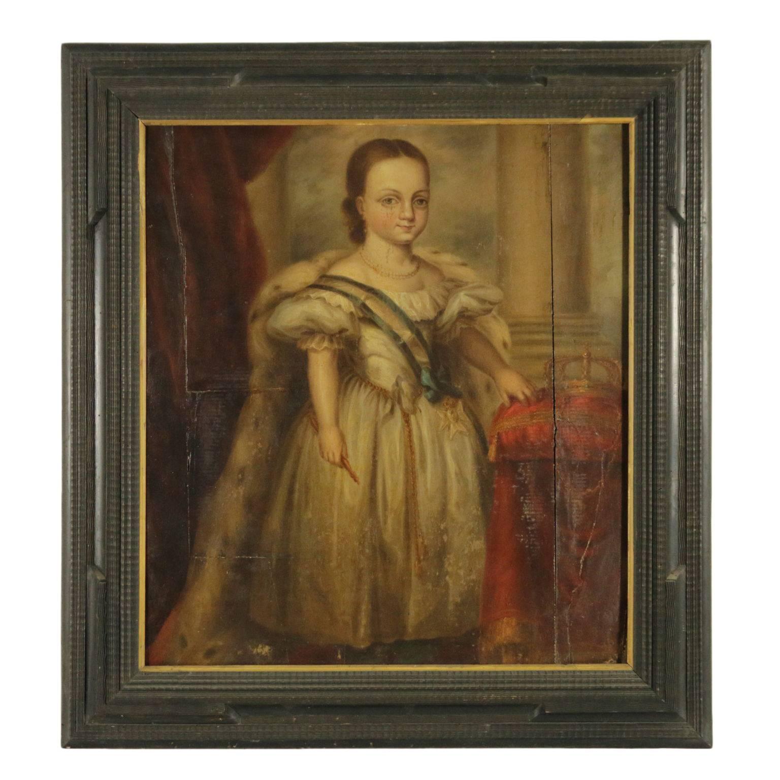 Unknown Portrait Painting - Portrait of an Infanta