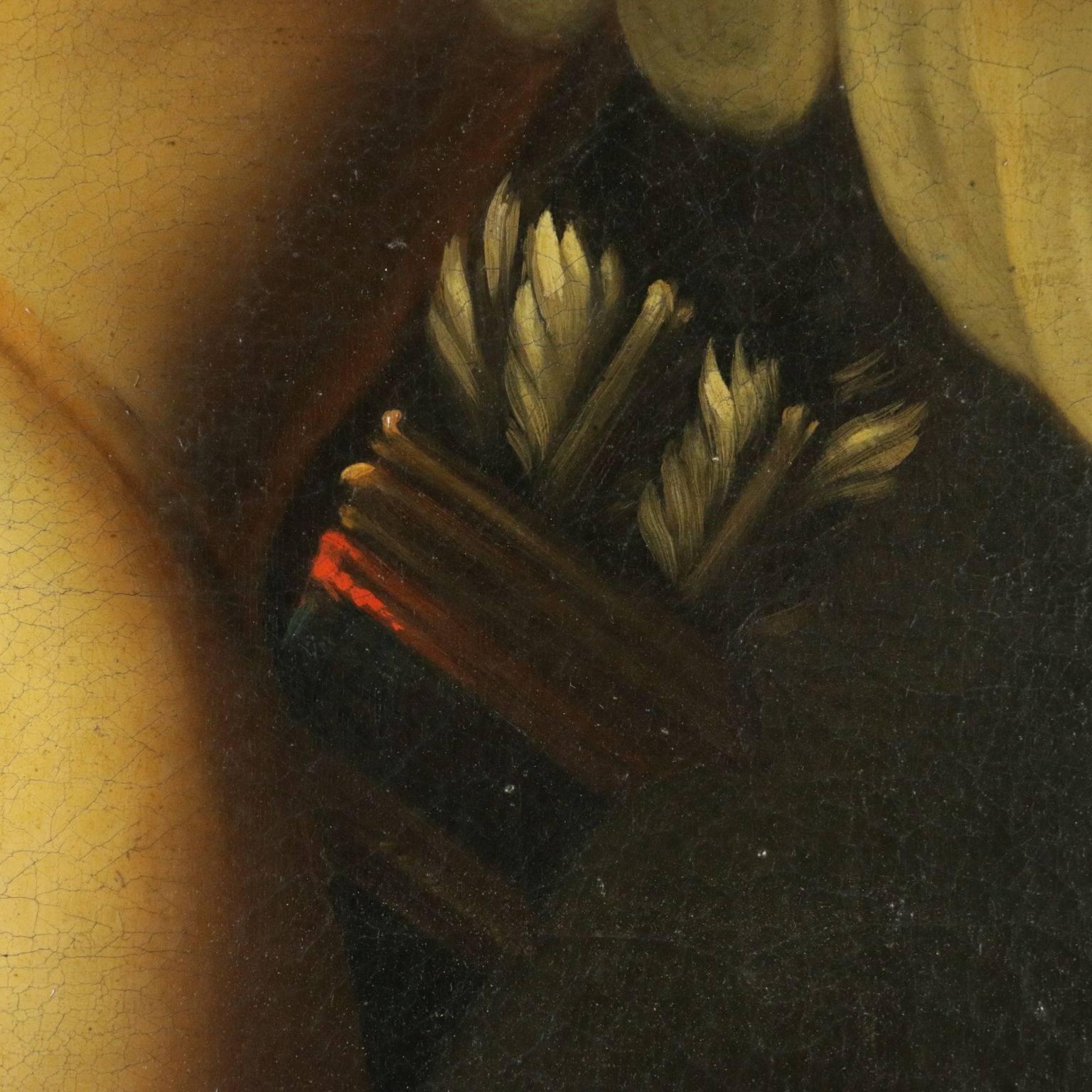 Setting by Marcantonio Franceschini Cupid Oil on Canvas End 1600 - Early 1700 4