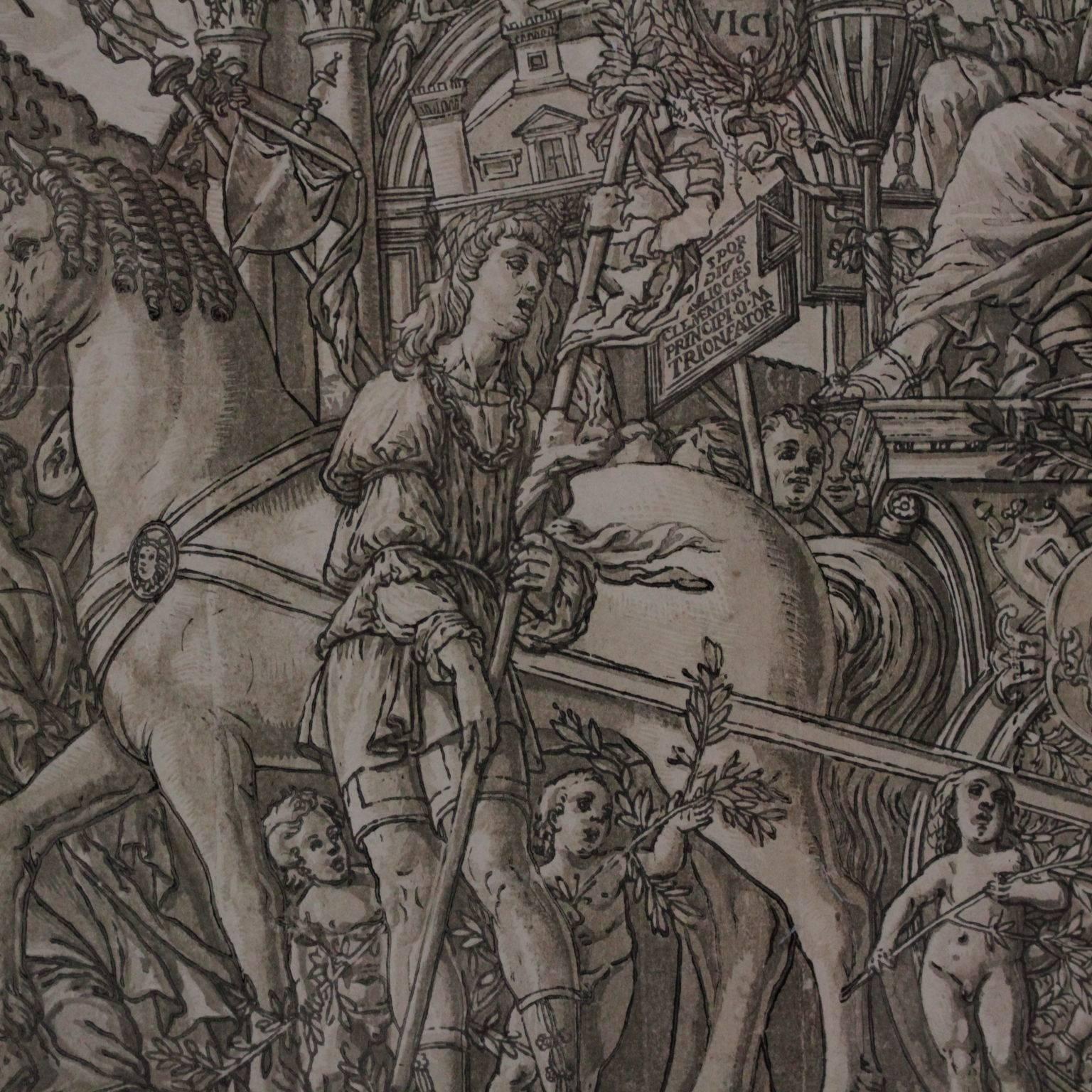 The Triumph of Julius Caesar: suite of nine woodcuts 1