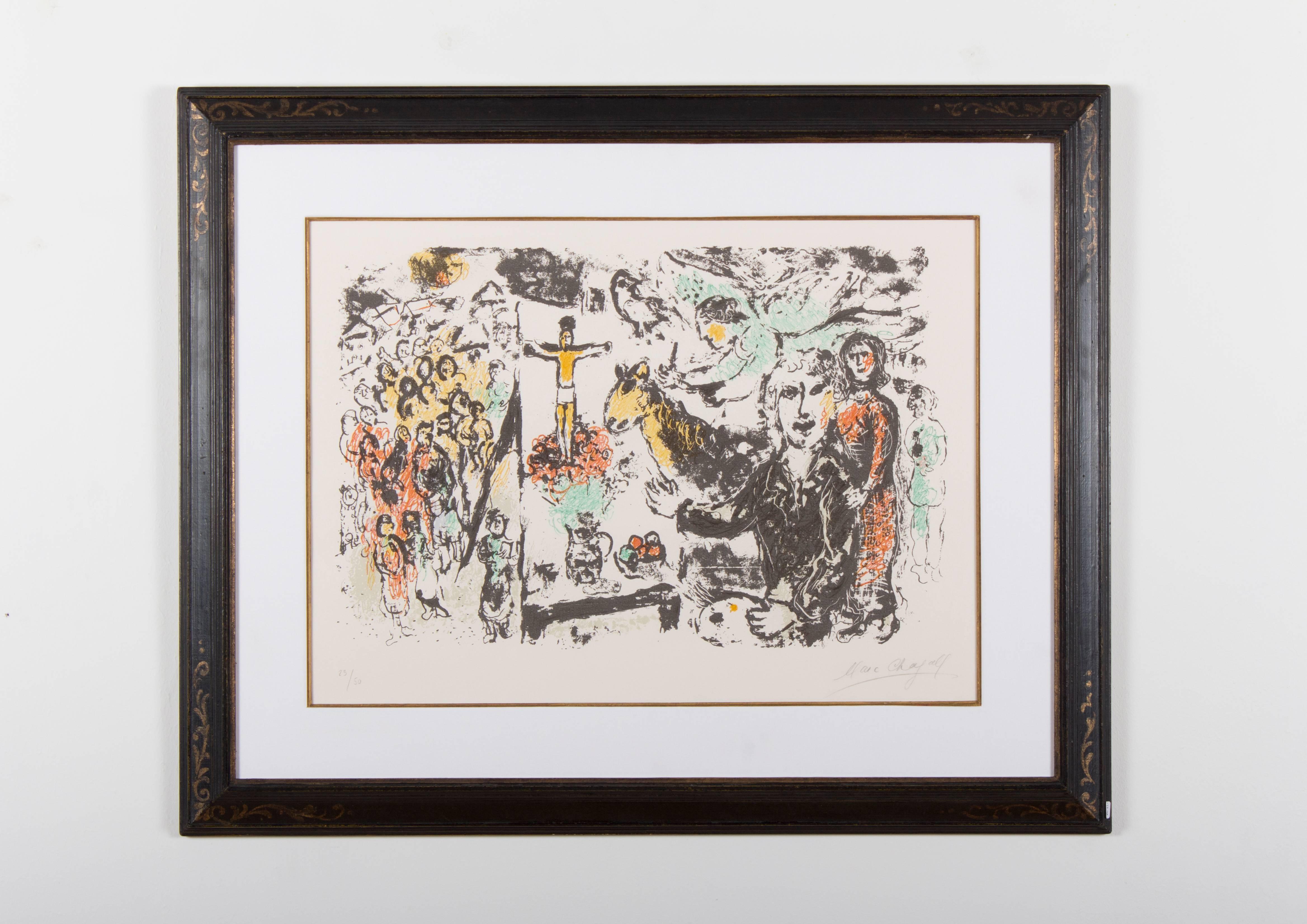 L'Artiste et Thèmes Bibliques, 1974 - Print by Marc Chagall
