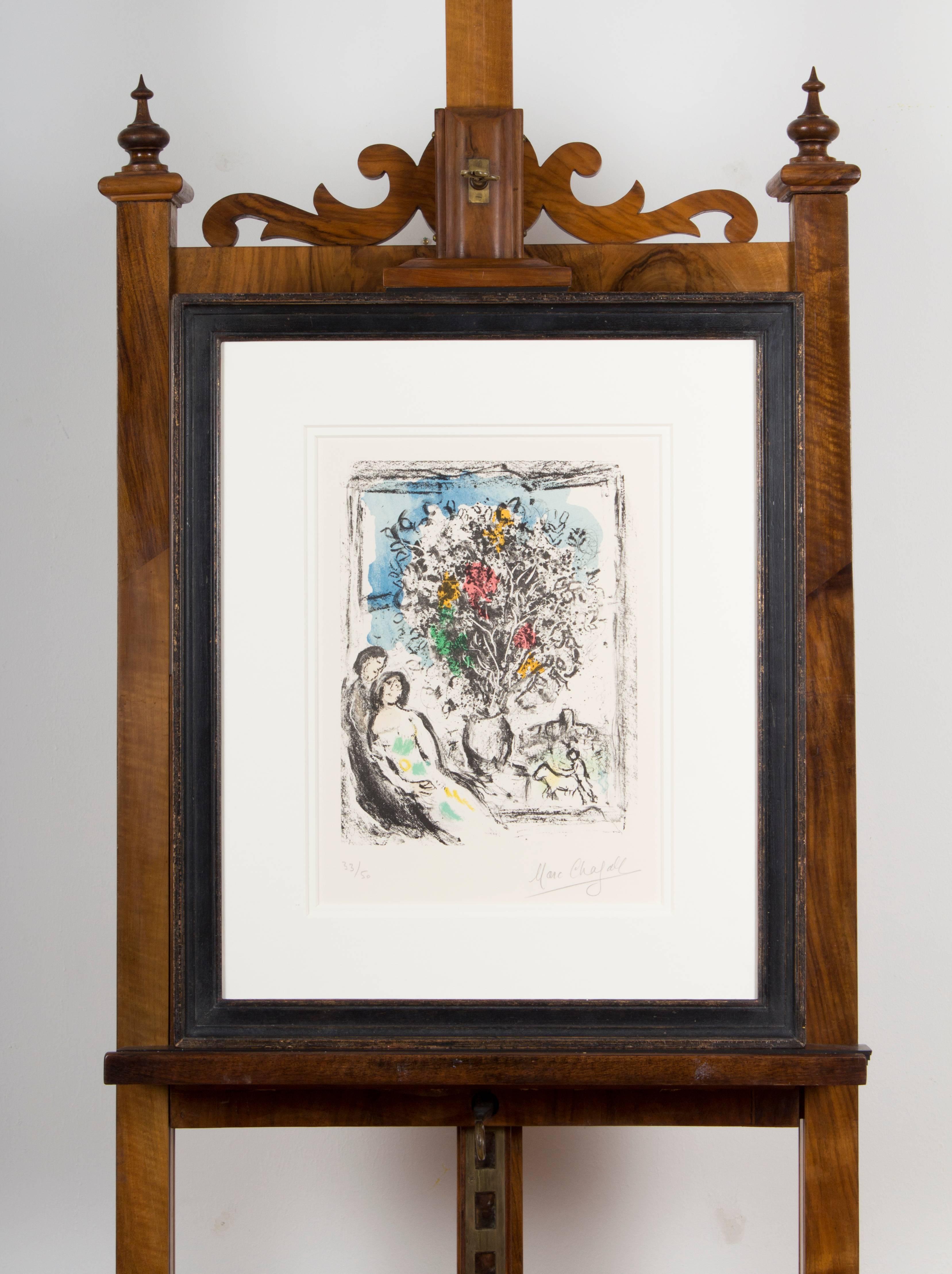 Marc Chagall, Le Petite Fenêtre Bleue, Saint Paul 1974 For Sale 2