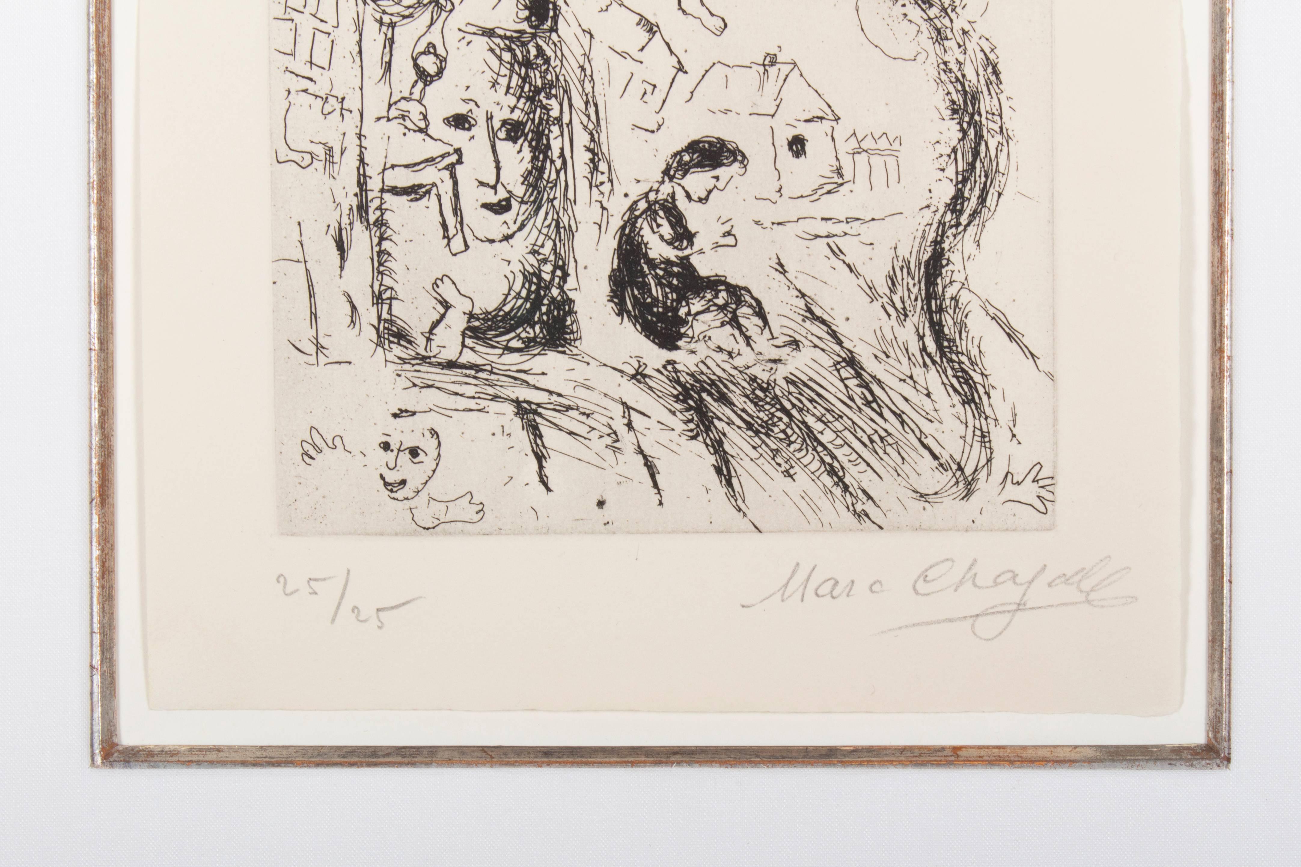 Lettre à Marc Chagall for Gallery Maeght, Paris 1969 For Sale 1