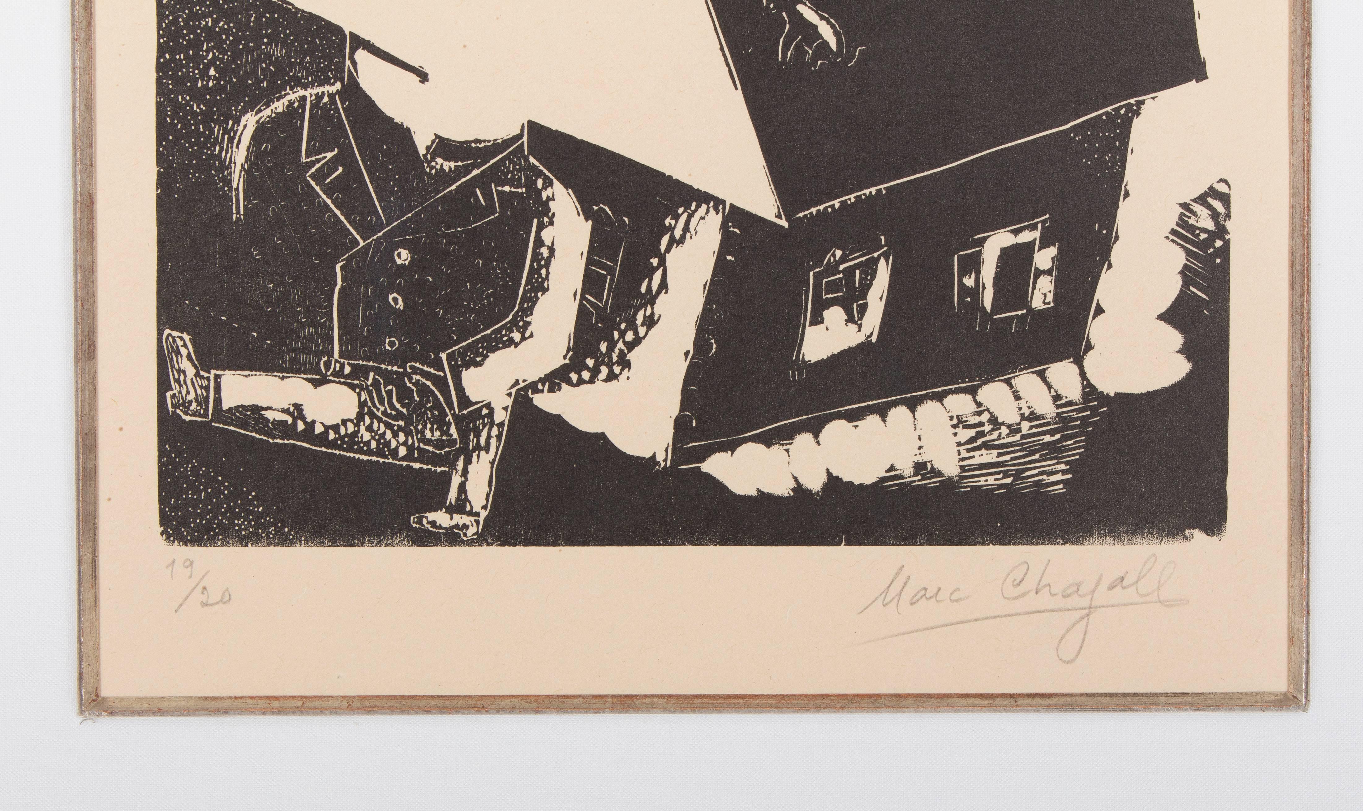 Marc Chagall, La Botte sur le Toit, Berlin 1922/23 For Sale 2