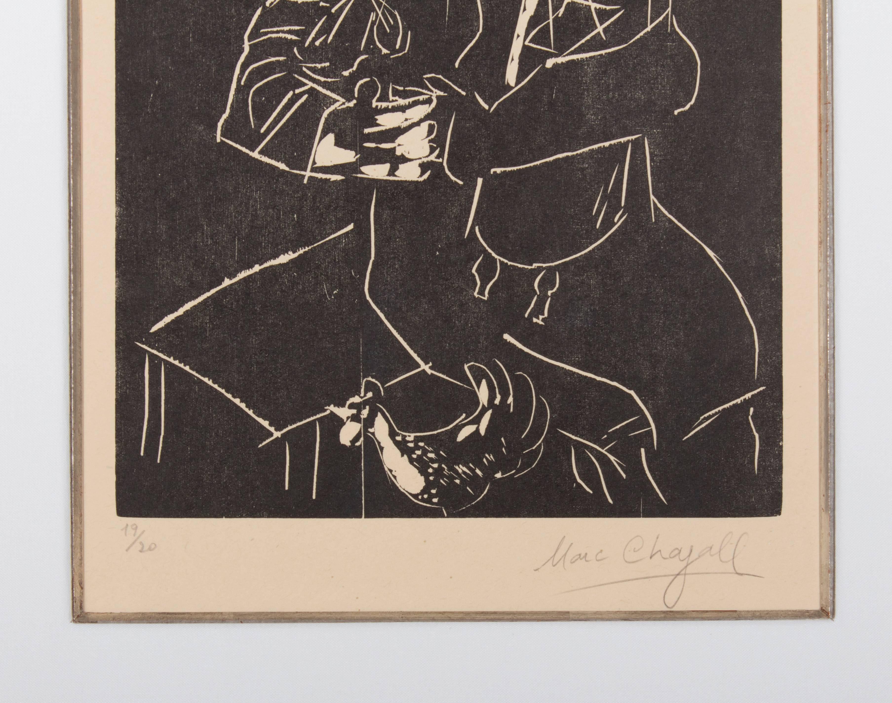 Marc Chagall, Juif à la Tora, Berlin, 1922-1923 im Angebot 3