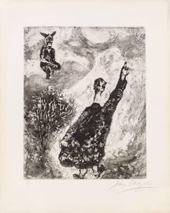 Antique Marc Chagall, Le Charlatan from the Fables de La Fontaine, Paris, 1927-1930