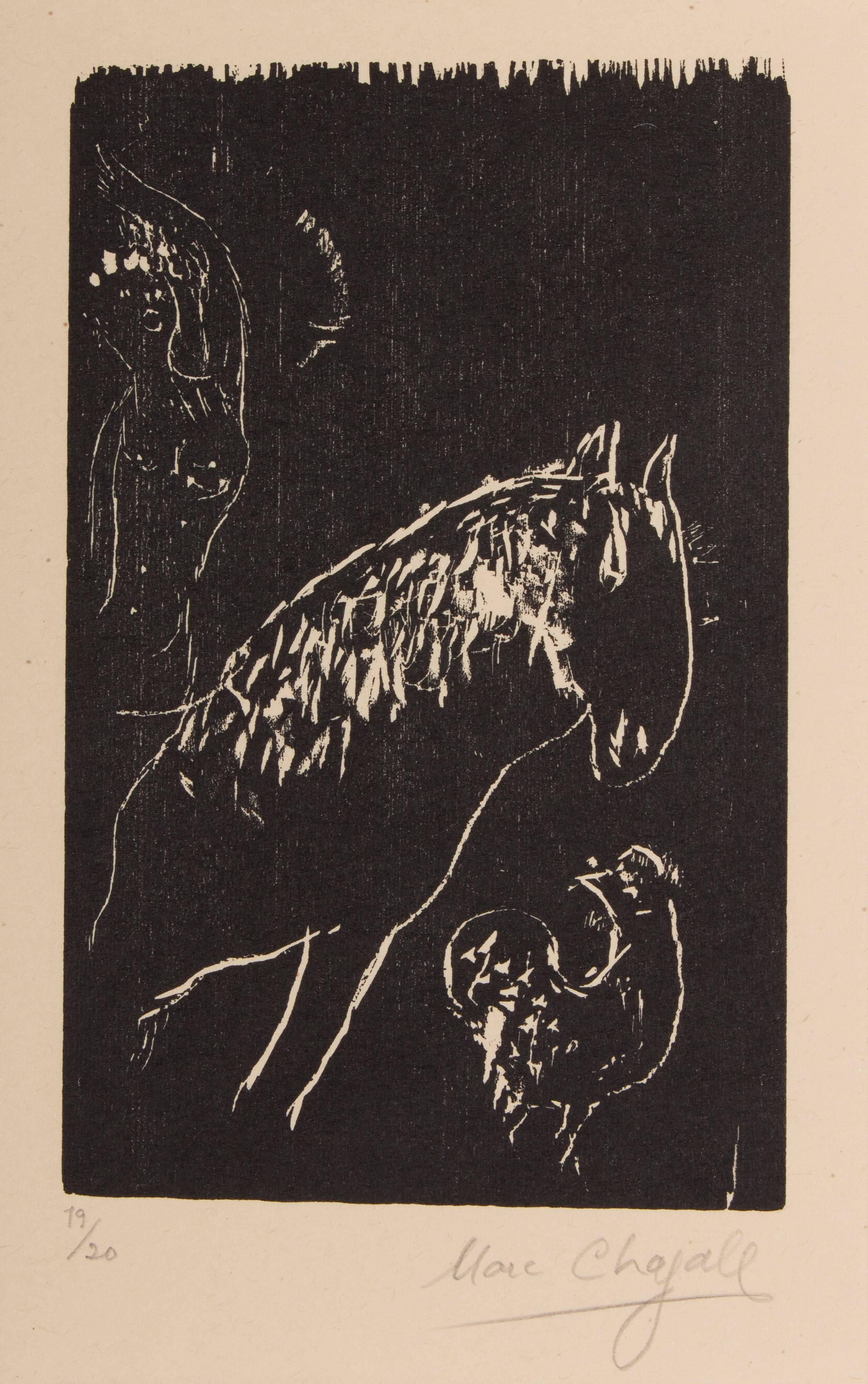 Marc Chagall, L’Écuyère Et Le Coq New York, 1943 For Sale 1