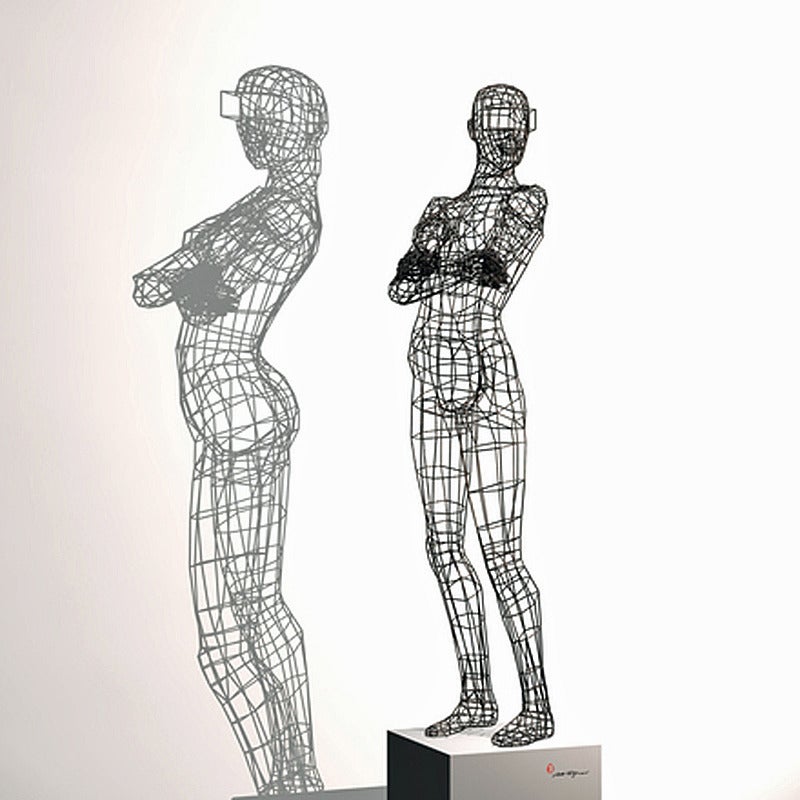 Fiction Girl - Sculpture by Moto Waganari