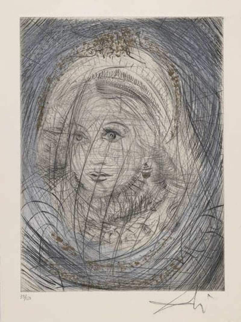 Margeurite - Print by Salvador Dalí