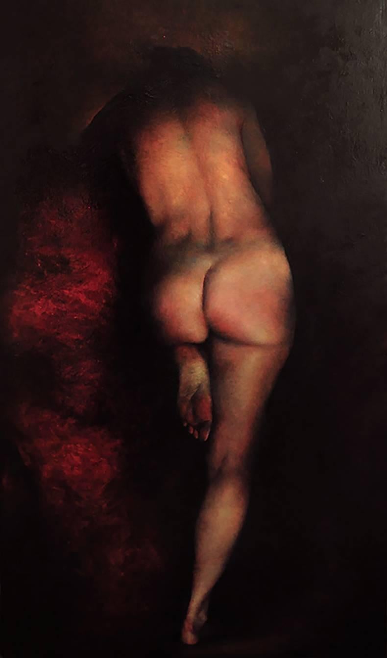 Hakchul Kim Nude Painting – Antike Frau aus der Zeit