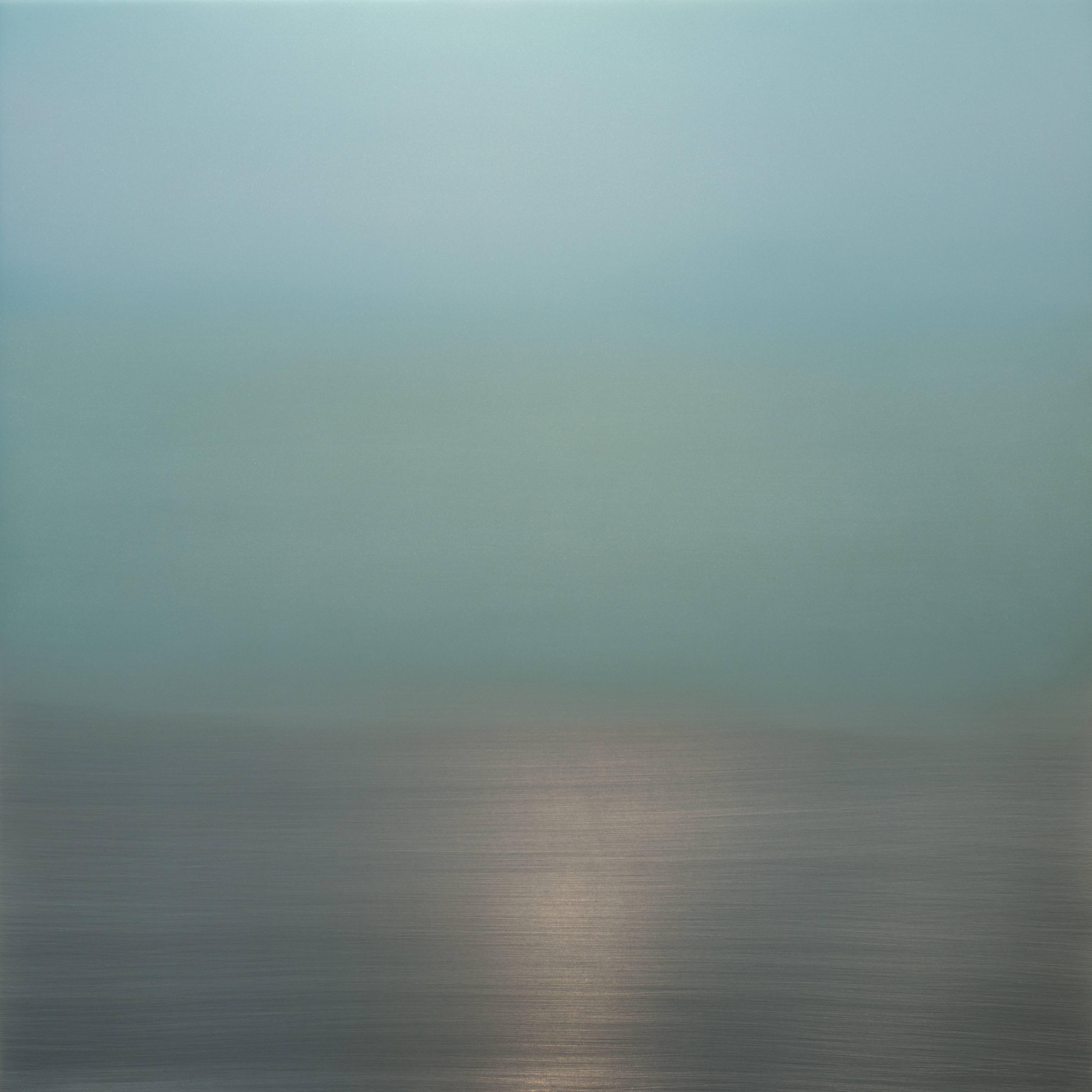 Sea Green Diptych - Contemporary Painting by Miya Ando
