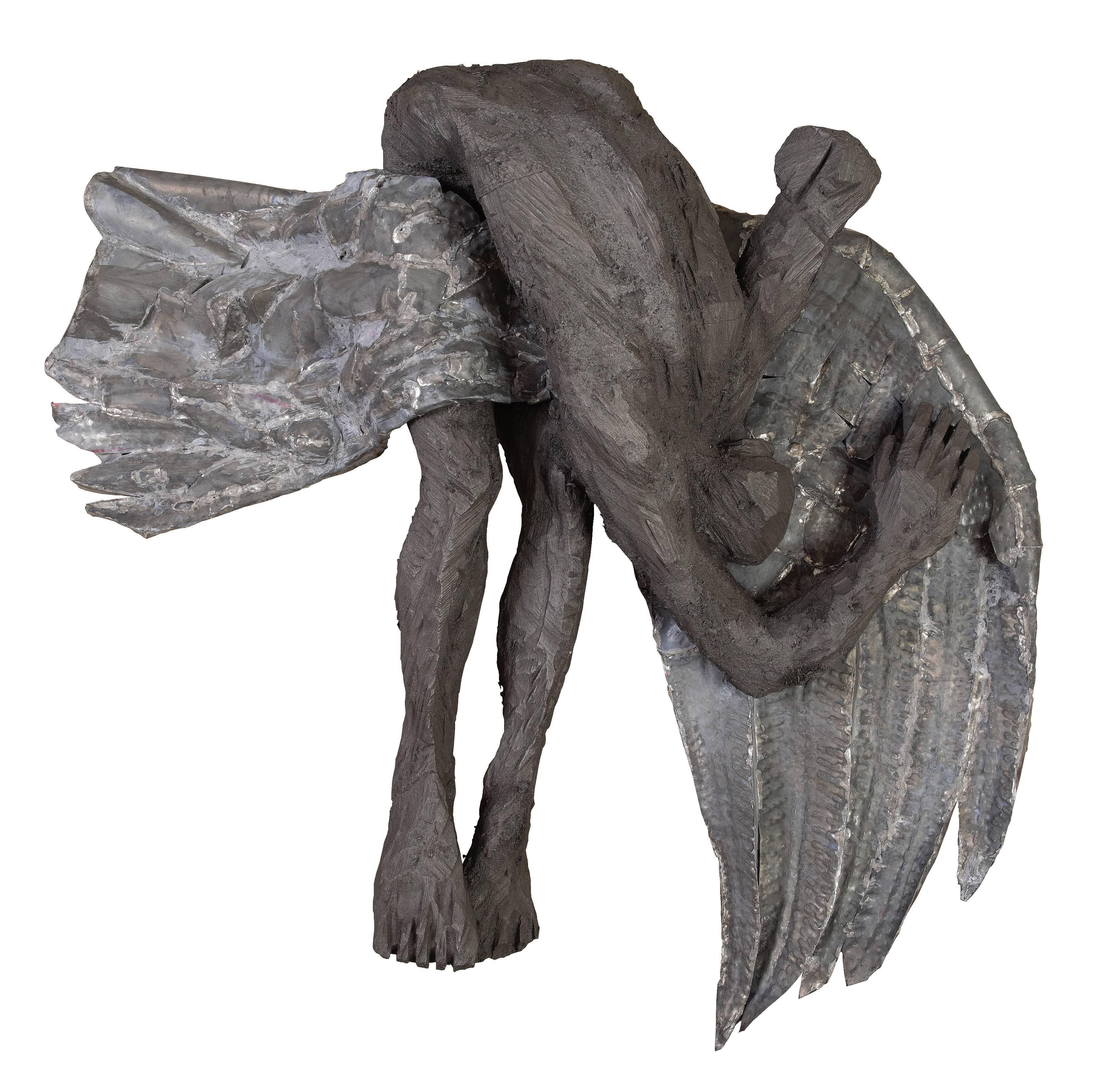 Aurel Vlad Figurative Sculpture - Icarus I