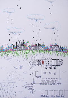 Surrealist Animal Drawings and Watercolors