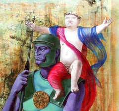 In Hoc Signo Vinces - 21. Jahrhundert, Figurative Malerei, Kaiser Konstantin