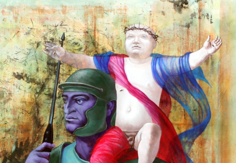 Alexandru Rădvan In Hoc Signo Vinces 21st Century Figurative