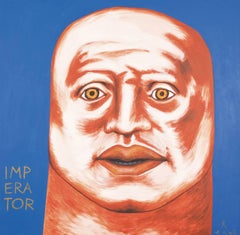 Colossal Hand - Colossal Kopf - Colossal Fuß (Triptychon) 21. Jahrhundert, Blau