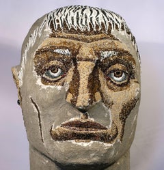 Évocateur - 21e siècle, figuratif, sculpture, homme, portrait