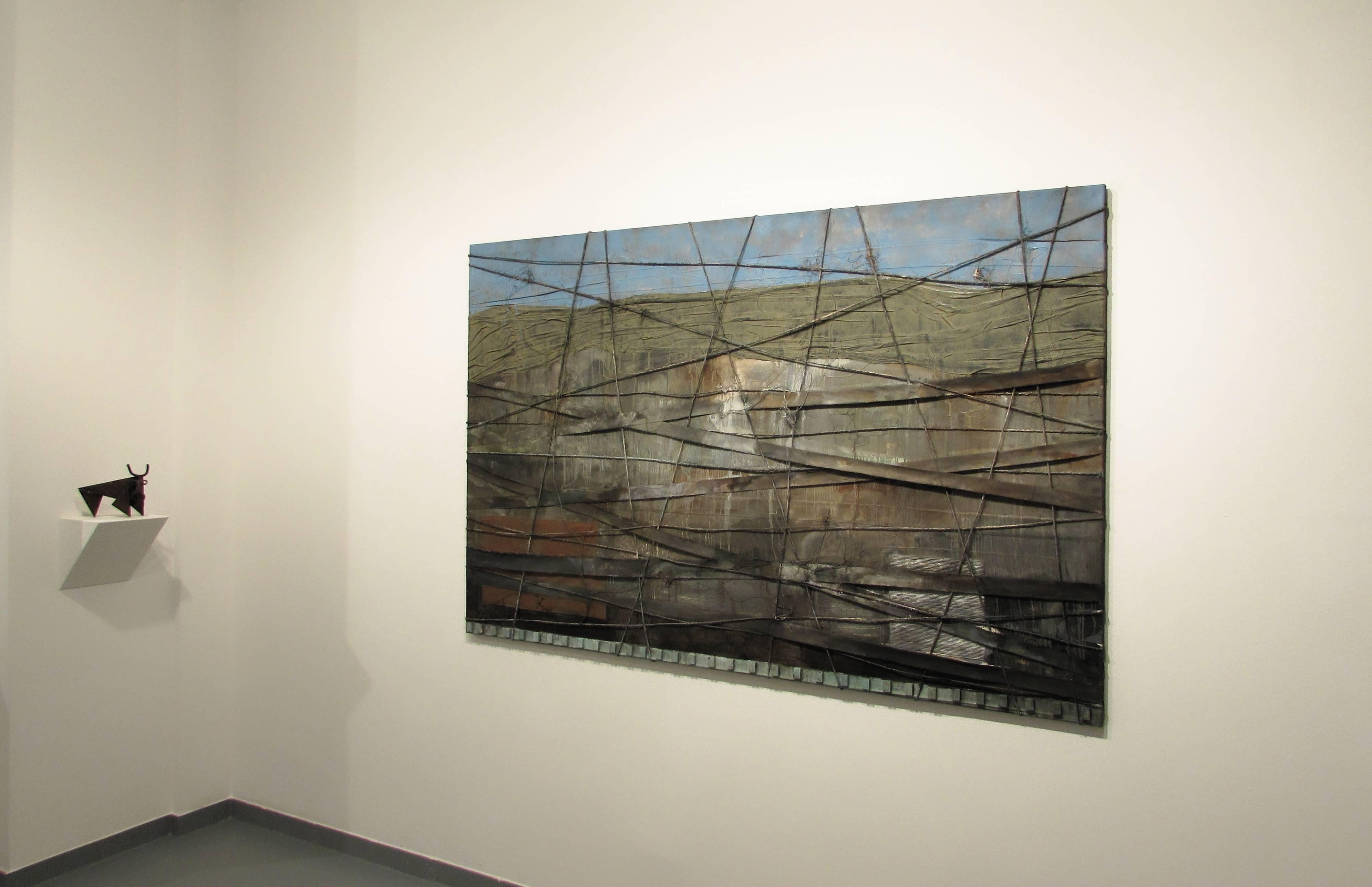 L'eterno è impermanente, 2015
Tecnica mista su tela (firmata sul retro)
51 1/5 H. × 78 7/10 W. in
130 H. × 200 W cm

Il Prof. Arnd Joachim Garth ha scritto: 