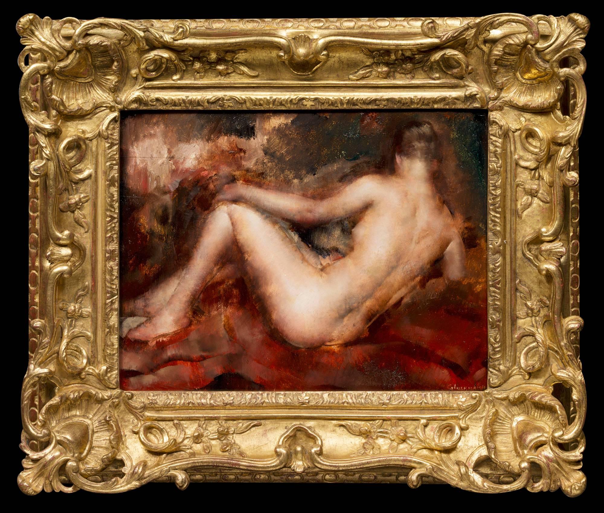 Grigory Gluckmann Nude Painting - Nu de dos