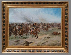 Le Marechal Ney Chargeant à Waterloo (Marshall Ney charging at Waterloo Battle)