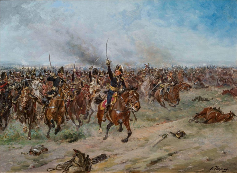 Henry Louis Dupray Le Marechal Ney Chargeant à Waterloo (Marshall Ney