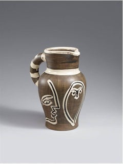 Pablo Picasso Ceramic "Pichet fravé gris"