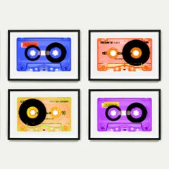 Tape Collection Four Individual Framed Artworks - Pop Art Color Photography