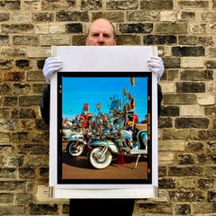 Roller, Brighton – Lambretta-Farbfotografie-Druck