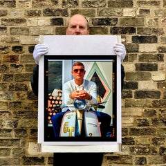 Lee, Lambretta GT, Goodwood - Mod Portrait Color Photography Print