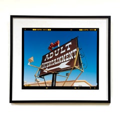 Adult Entertainment 6x7, Nevada - American Typography Photography Framed