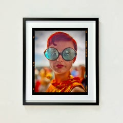 Eva, Brighton - Small Framed Vintage Style Portrait Photography Color Print
