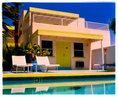 Palm Springs Poolside, California - Mid-Century Architecture Color Photograph