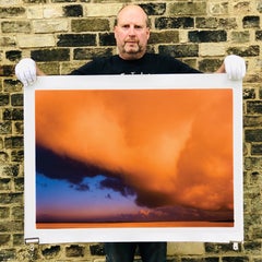 Rote Wolken, Norfolk – Britische Landschaftsfotografie in Farbe