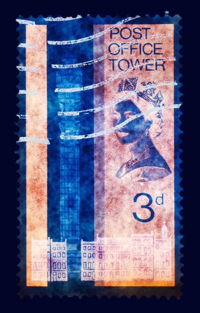 Heidler & Heeps Color Photograph - Stamp Collection, 3d London (Blue) 