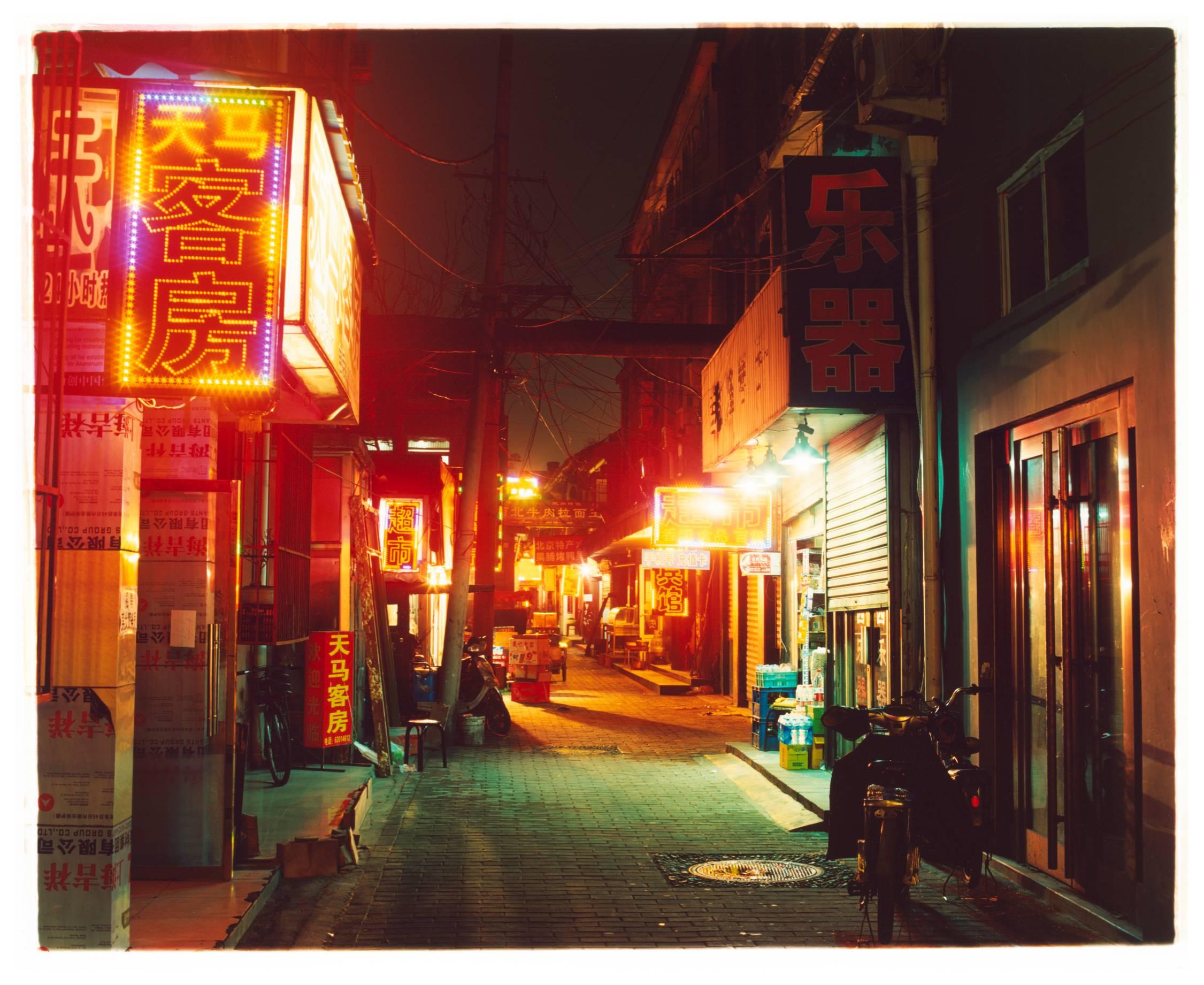 Richard Heeps Print - Hutong at Night, Beijing - Chinese Color Street Photography