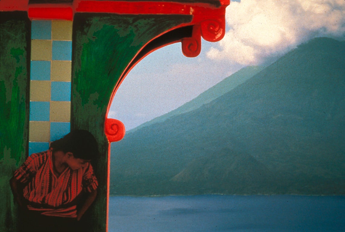 Jeffrey Girl, Green Tomb, and Volcano, Solola, Guatemala 1995