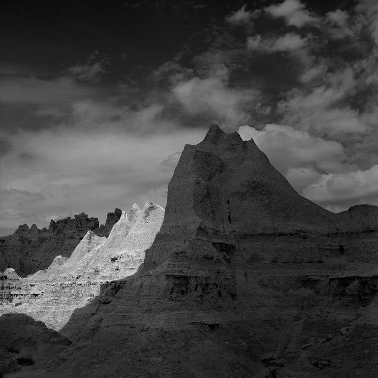 Keith Taylor Black and White Photograph - Badlands 1