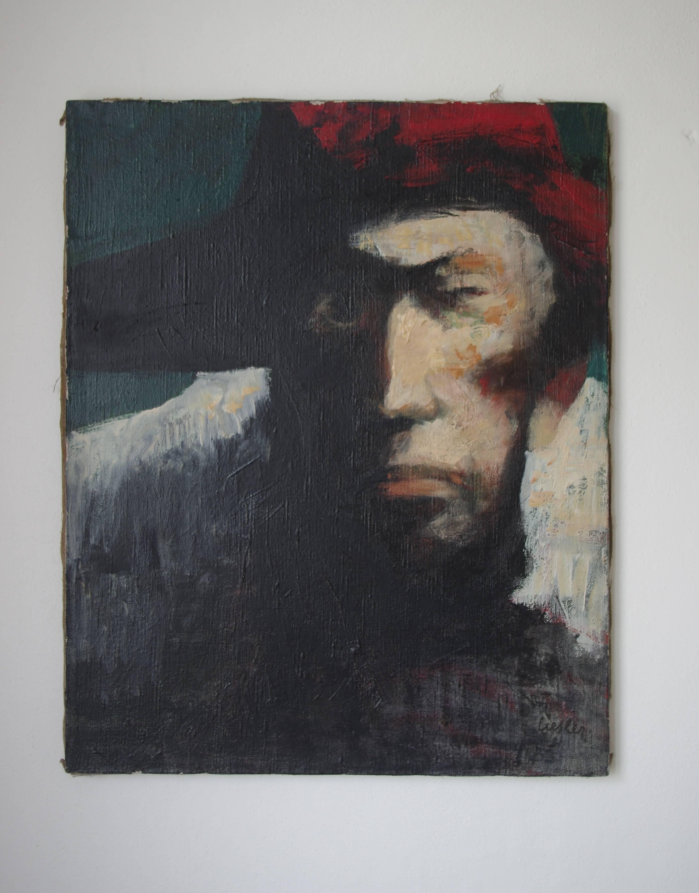 Josef Liesler Portrait Painting - Pirate