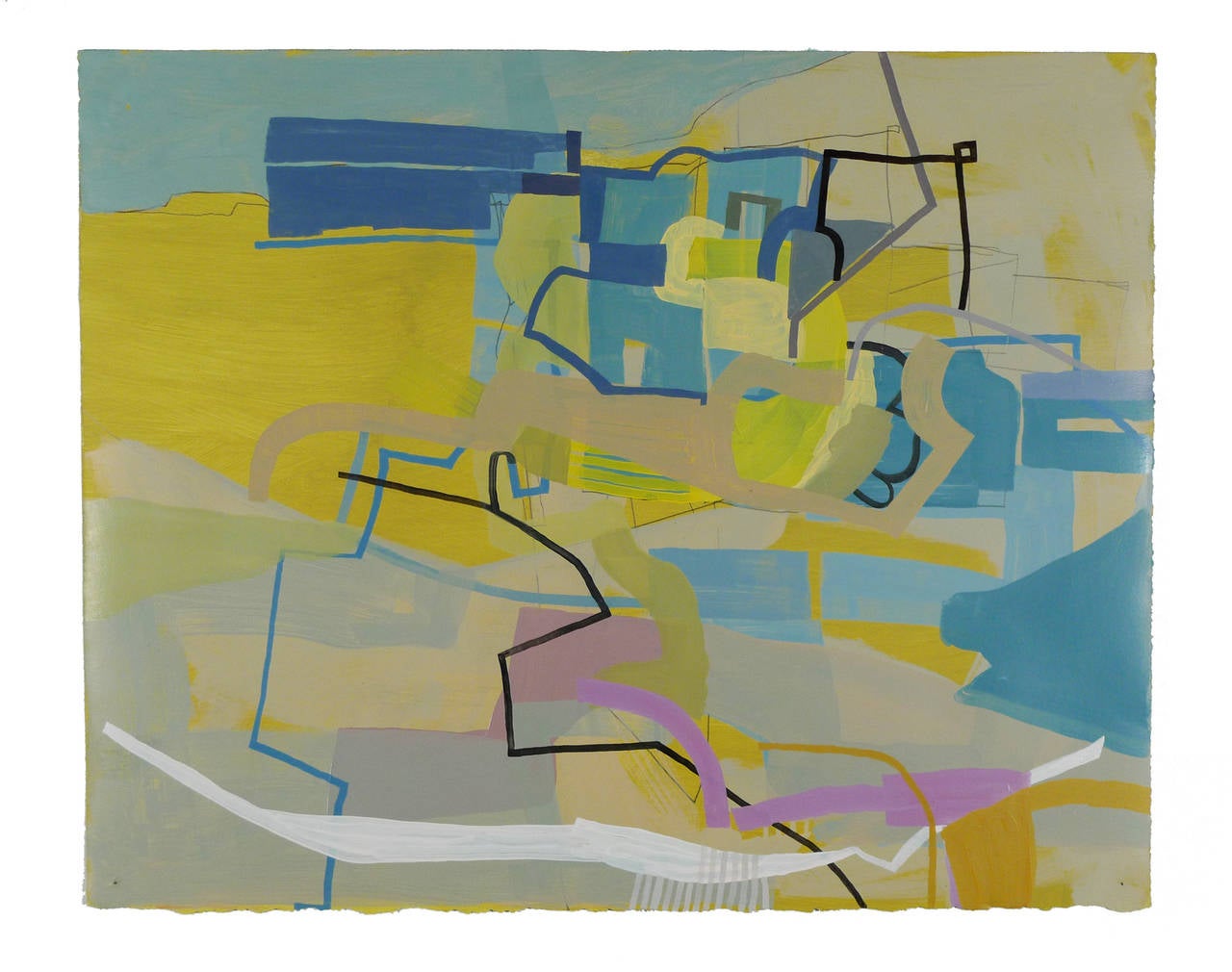 Mark Masyga Abstract Painting - Scalamandre_09.21.14