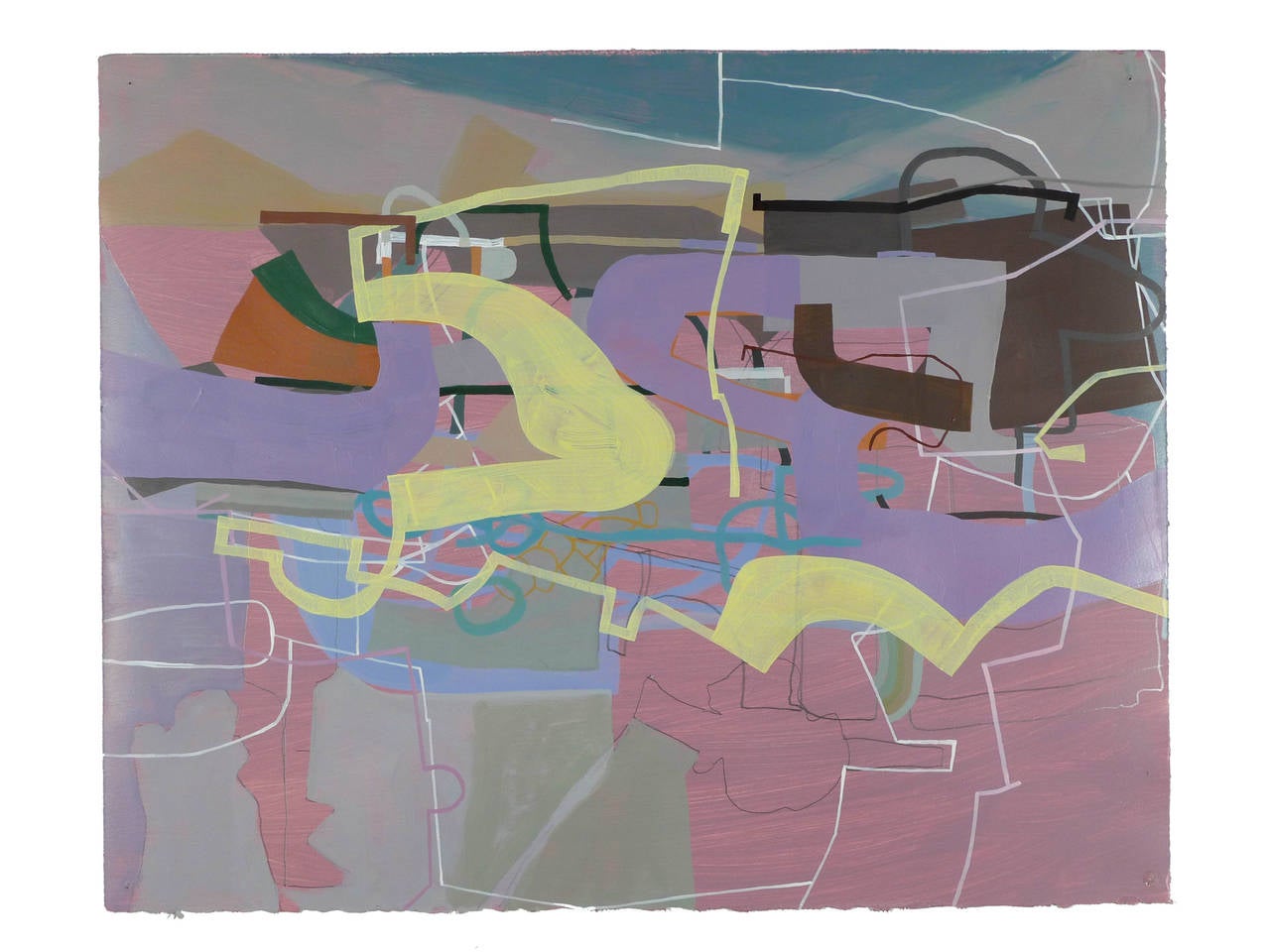 Mark Masyga Abstract Painting - Scalamandre_09.15.14